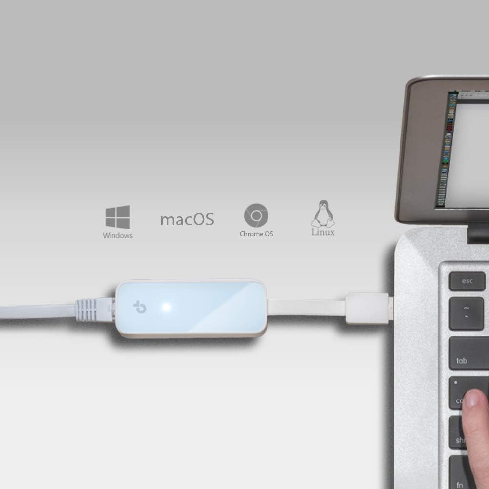 Adaptador USB-A 2.0 para Ethernet 10/100 Branco