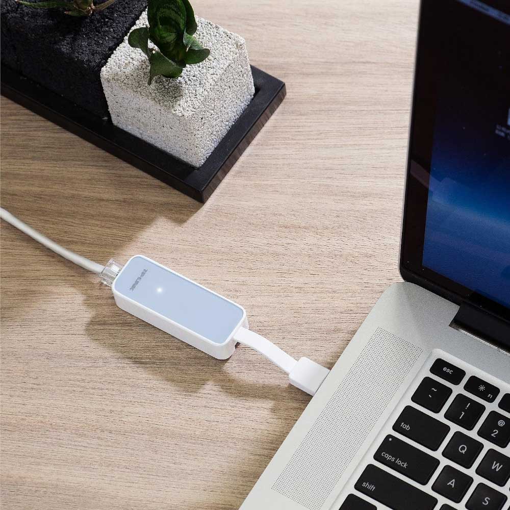 Adaptador USB-A 2.0 para Ethernet 10/100 Branco