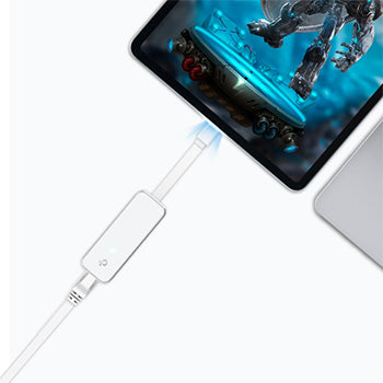 Adaptador USB-C para Ethernet Gigabit Branco