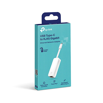 Adaptador USB-C para Ethernet Gigabit Branco