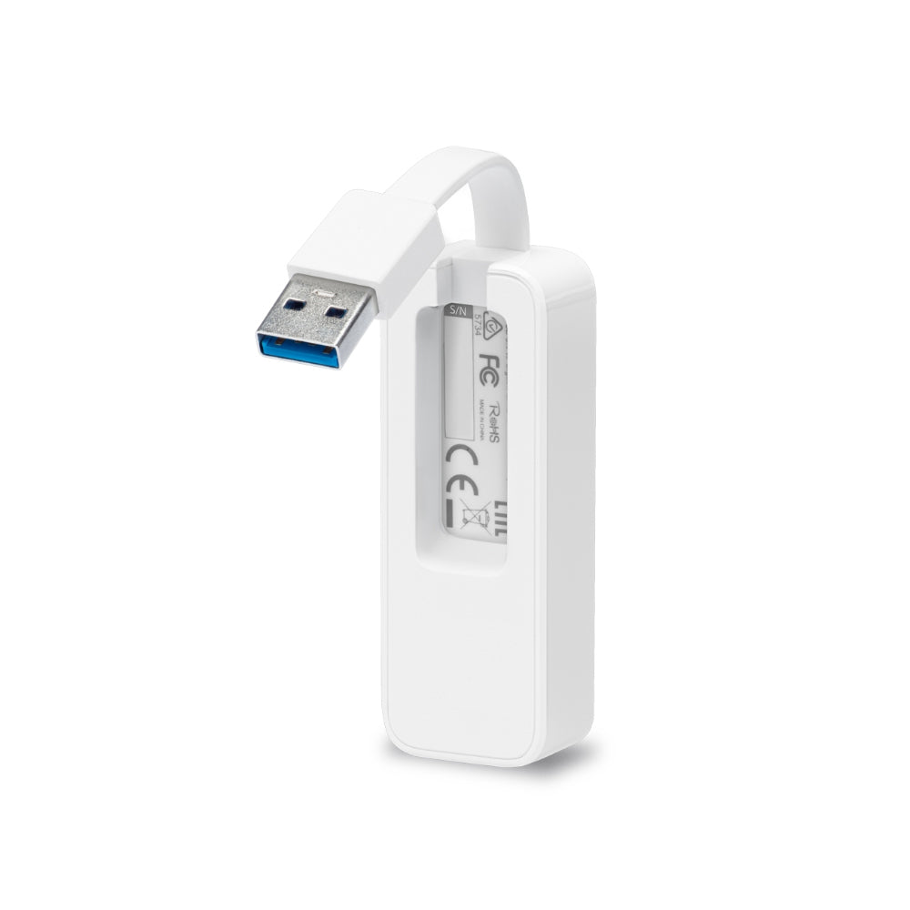 Adaptador USB-A 3.0 para Ethernet Gigabit Branco