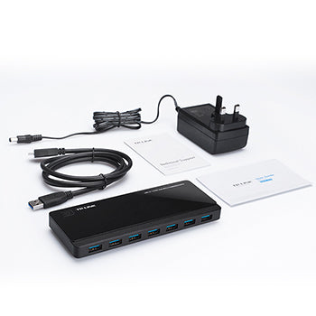 Hub TP-LINK UH720 7 Portas USB-A 3.0+2x Power Charge5V/2.4A
