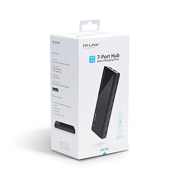 Hub TP-LINK UH720 7 Portas USB-A 3.0+2x Power Charge5V/2.4A