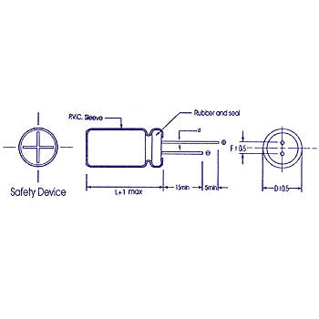 Condensador Eletrolítico ELCO Radial 3300µF/25V