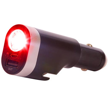 Carregador Isqueiro Auto USB-A 6 em 1