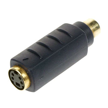 Acoplador S_VHS Fêmea para 1x RCA Fêmea