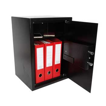 Cofre Eletrónico Perel 500x350x310mm Preto