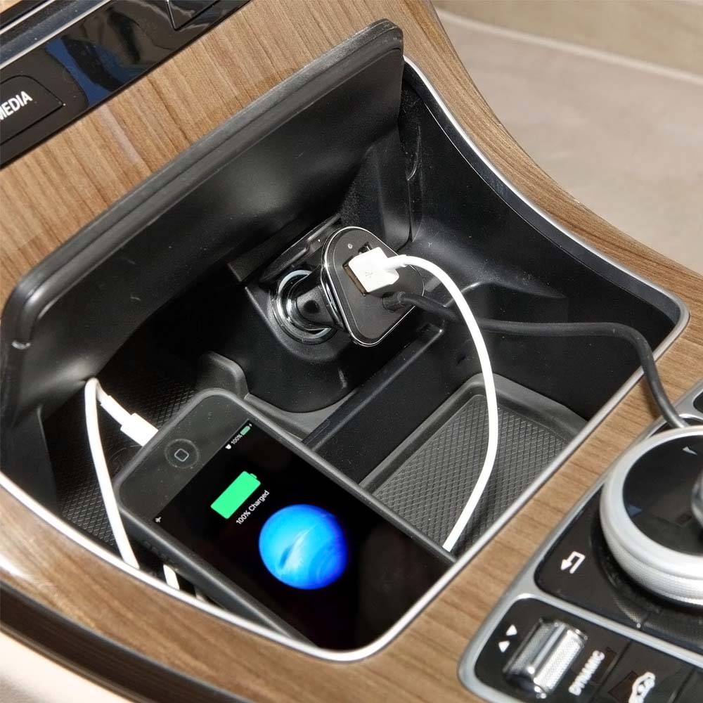 Carregador Isqueiro Auto USB-A 4 Portas