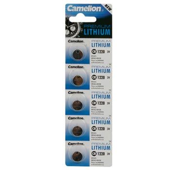 Pilhas CR1220 Lithium 3V 35mAh 5un
