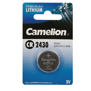 Pilhas CR2430 Lithium 3V 280mAh 1un