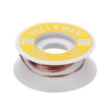 Tranca de dessoldadura em cobre 2mmx1,5m