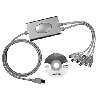 DVR com 4 Canais USB - H.264