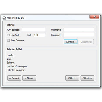 Quadro de Mensagem USB-A