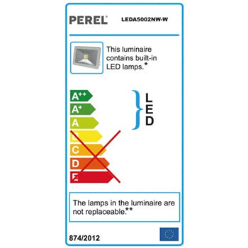 Projetor LED Exterior Branco Neutro 20W Branco