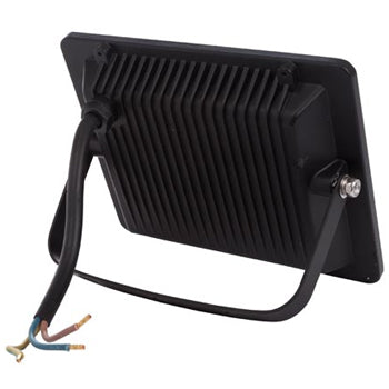 Projetor LED Exterior Branco Neutro 20W Preto