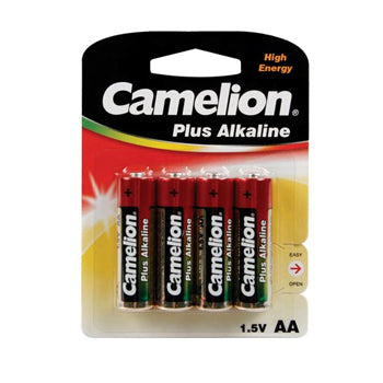 Pilhas AA Alcalinas LR6 1,5V-2600mAh 4un