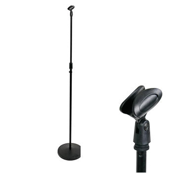 Suporte Microfone Base Redonda