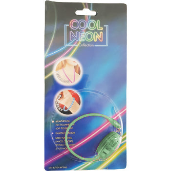 Bracelete Eletroluminescente EL Neon Verde