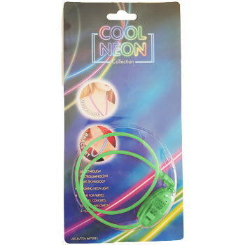 Colar Eletroluminescente EL Neon Verde