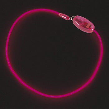 Colar Eletroluminescente EL Neon Rosa