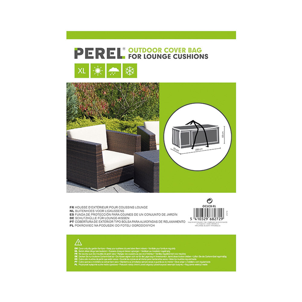 Cobertura de Exterior 200x75x60cm Tipo Bolsa para Almofadas
