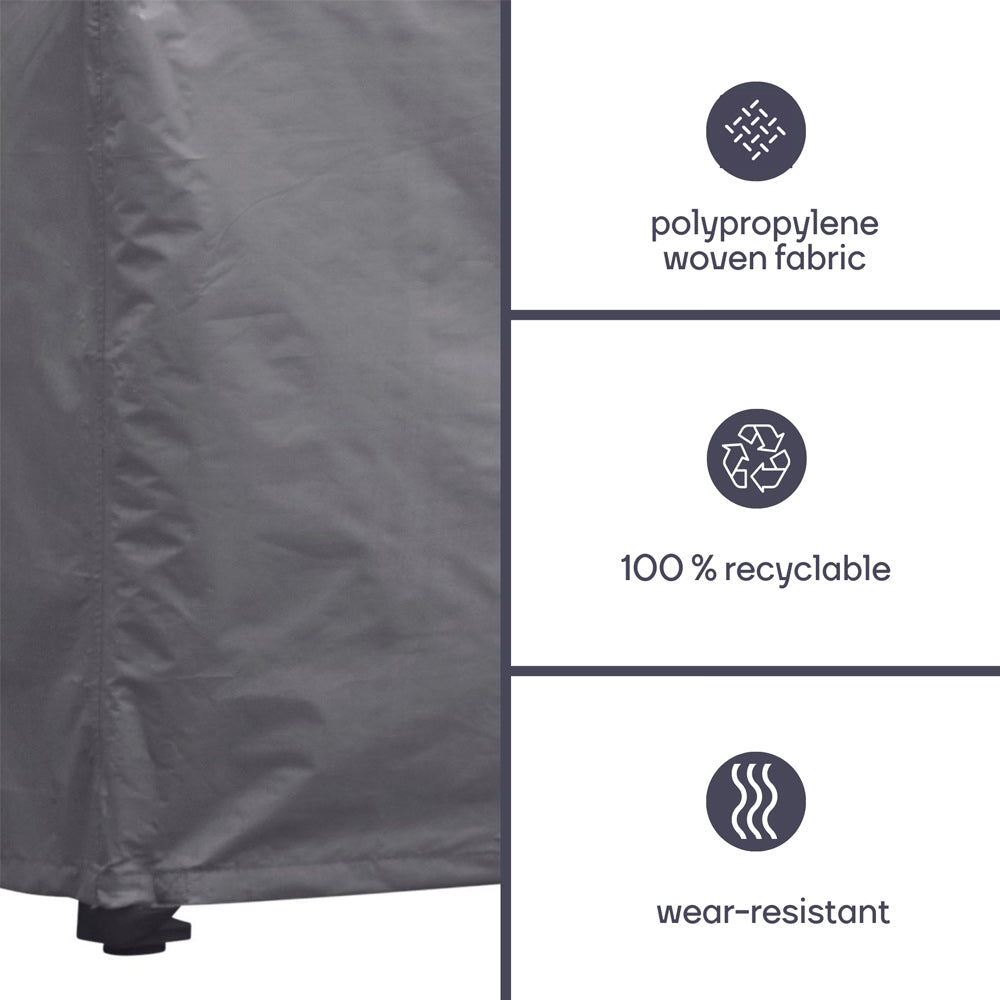 Cobertura de Exterior 215x215x70cm Conjunto em L