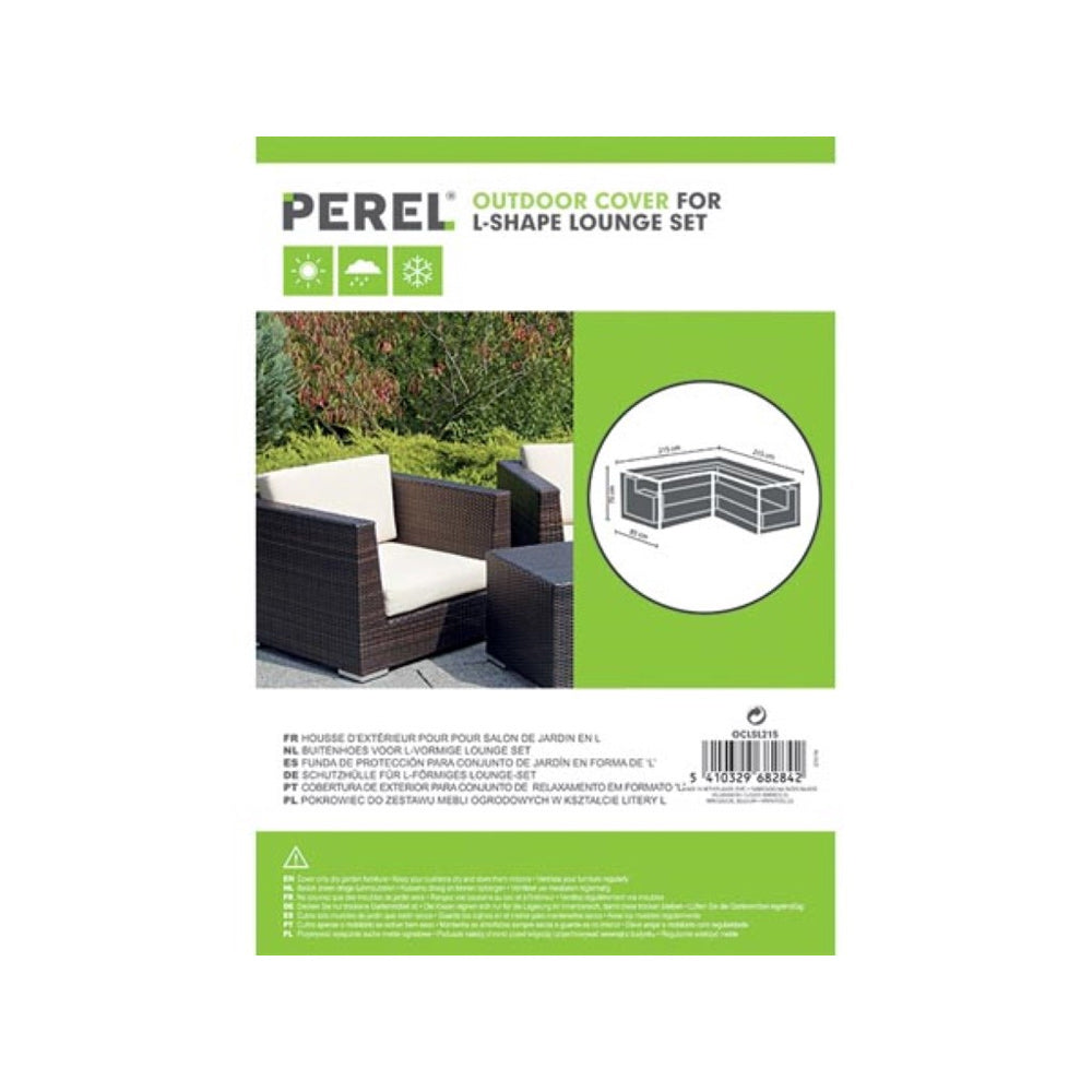 Cobertura de Exterior 215x215x70cm Conjunto em L