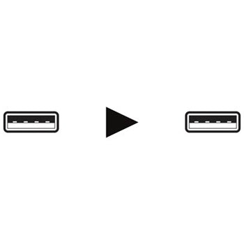 Cabo Profissional USB-A 2.0 Macho / Macho 2,5m