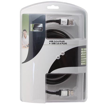 Cabo Profissional USB-A 3.0 Macho / Macho 2,5m