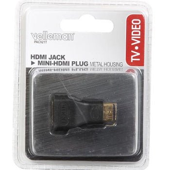 Adaptador mini-HDMI Macho / HDMI 4K Fêmea