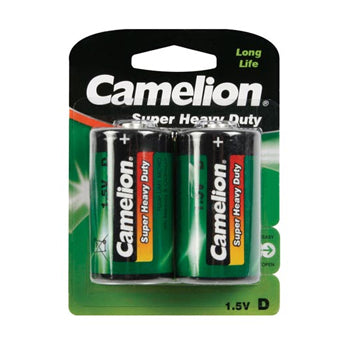 Pilhas R20P / D Zinc Carbon 1.5V 8000mAh 2un