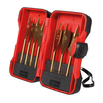 Conjunto de Brocas Planas para Madeira 7 Peças