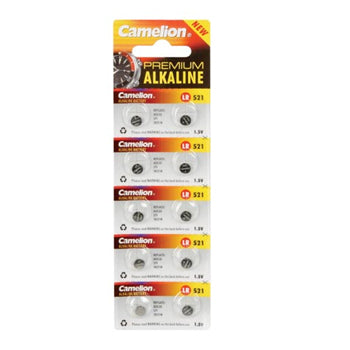 Pilhas LR521 AG0 1.5V 12mAh 10un