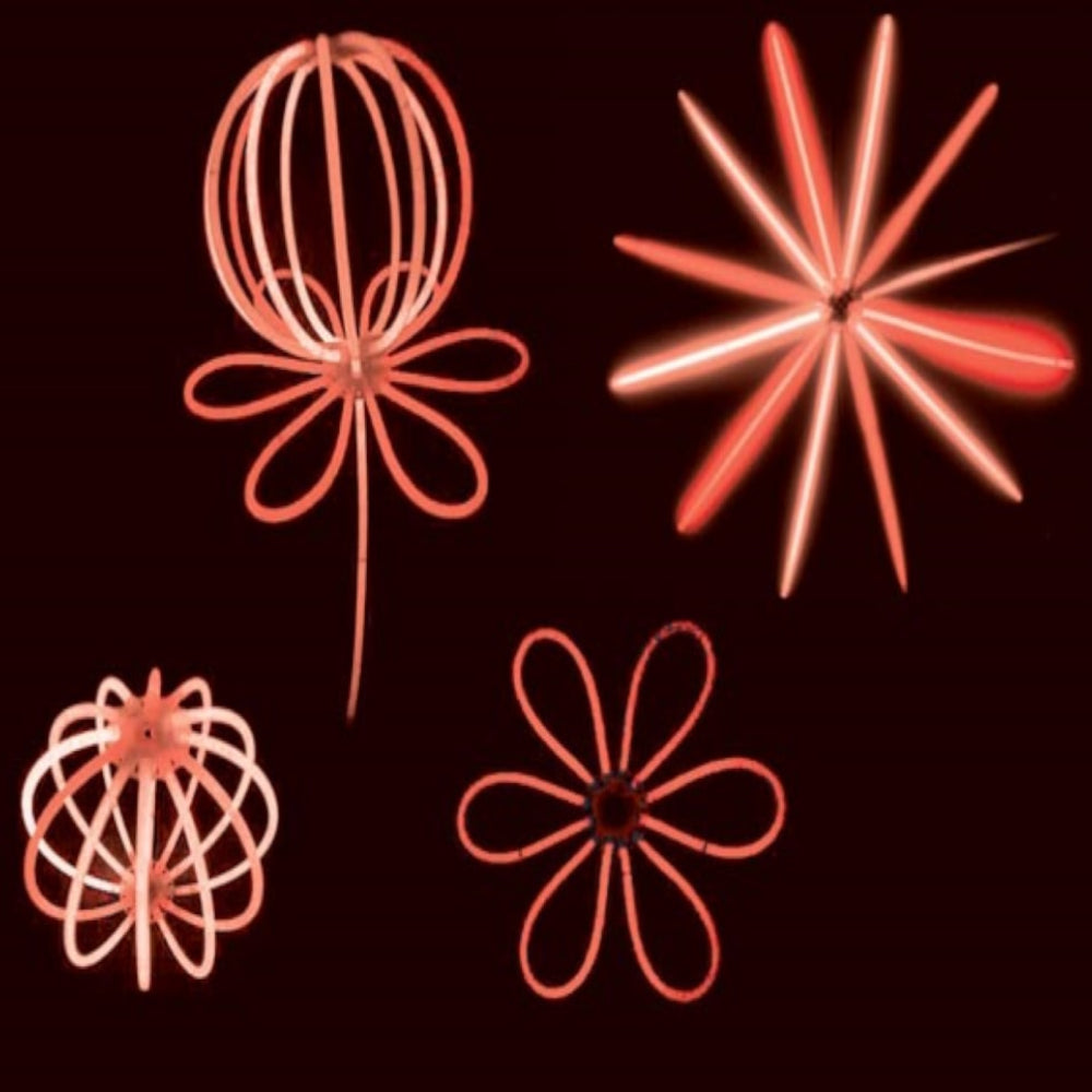 Bastão Luz 20cm Vermelho Pack 50un