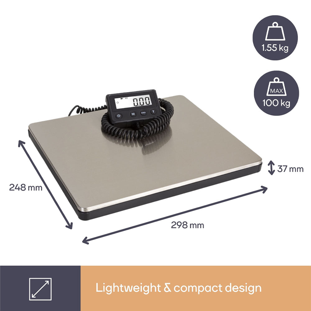 Balança Postal Digital Visor Externo 100Kg-10g USB-C