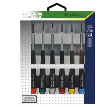 Conjunto 6 Chaves de Precisão Plana/Philips