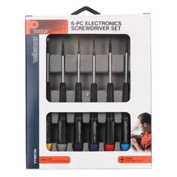 Conjunto 6 Chaves de Precisão Plana/Philips