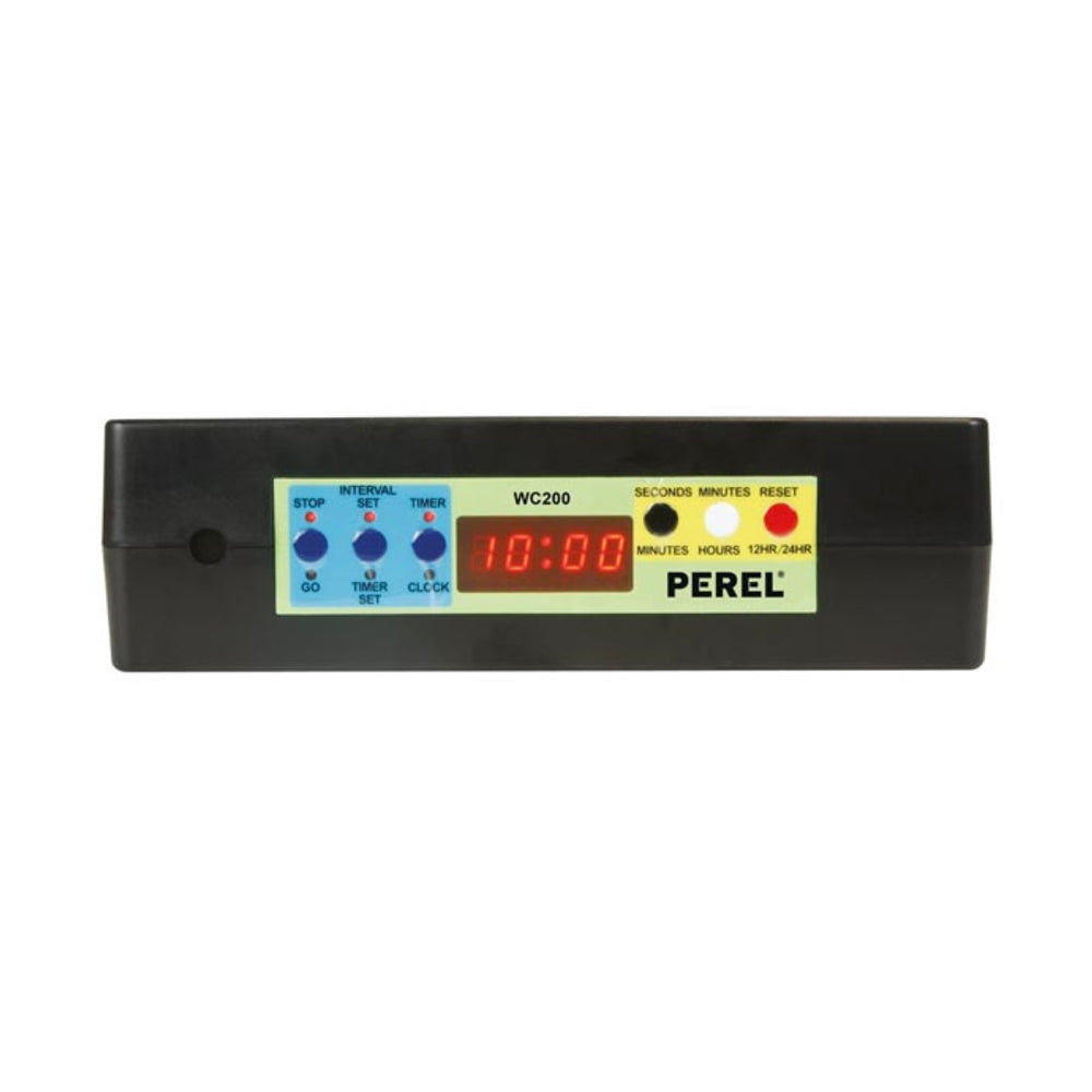 Relógio Parede Cronómetro Temporiz Leds 10cm (327x156x93mm)
