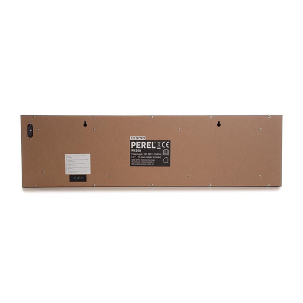 Relógio Parede Display Leds Vermelhos