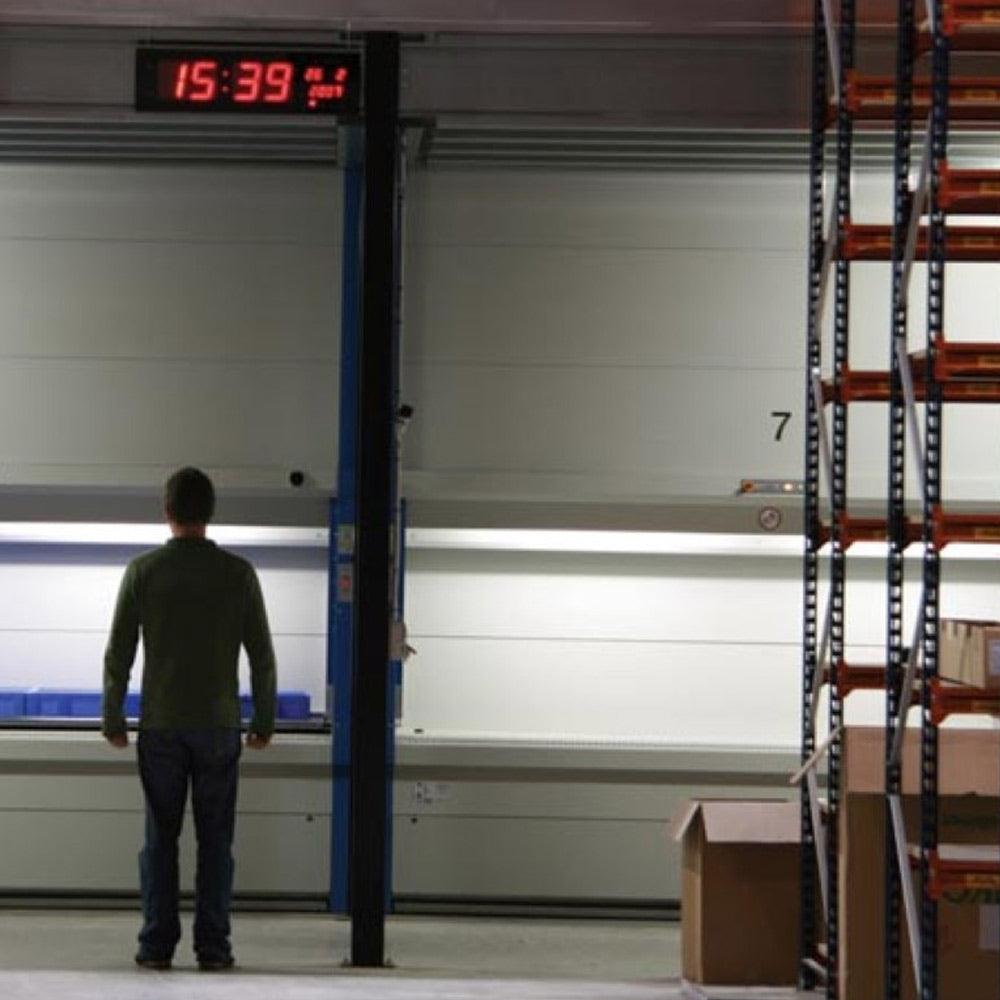Relógio Parede Display Leds Vermelhos