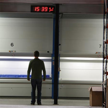 Relógio Parede Display Leds Vermelhos