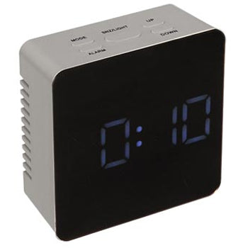Relógio Despertador + Temperatura Digital Visor Espelho