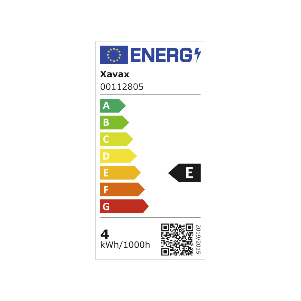 Lâmpada LED E27 4W 470lm Incandescente Transp. Branco Quente