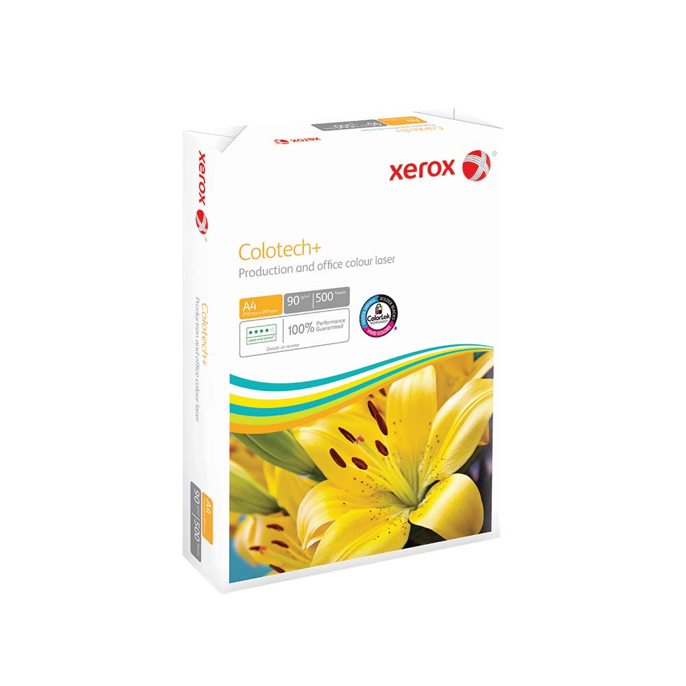 Papel 090gr Fotocopia A4 Xerox Colotech+ 1x500Fls