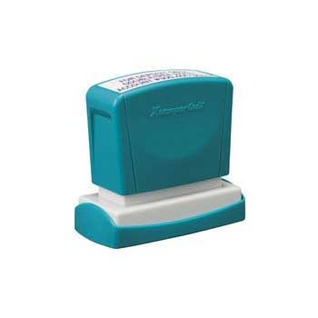 Carimbo 16x48mm Preto Xstamper Quix Q11B 1un