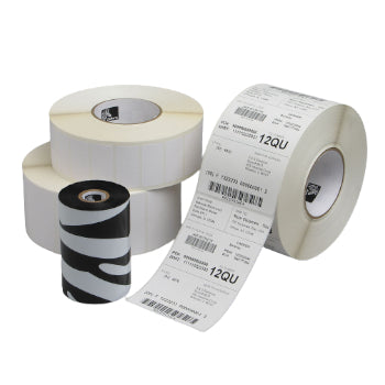 Etiquetas 051x32 D75mm 3000T Poléster ZEBRA 10 Rolos