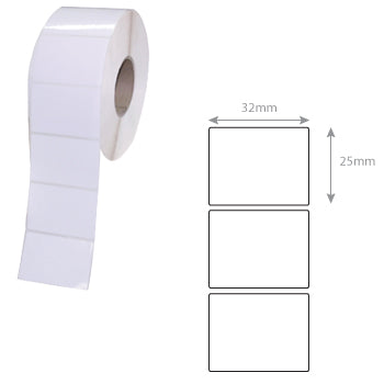 Etiquetas 032x25 D25mm 2000D Térmicas Premium ZEBRA 12 Rolos