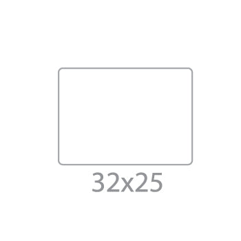Etiquetas 032x25 D25mm 2000T Papel MatePremium ZEBRA 12 Rolo