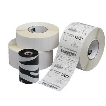 Etiquetas 038x13 D25mm 3000T Poliéster ZEBRA 12 Rolos