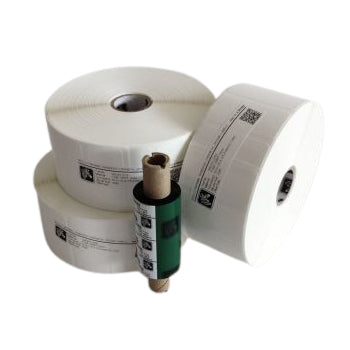 Etiquetas 051x25 D25mm 3000T Poliéster Silver ZEBRA 12 Rolos